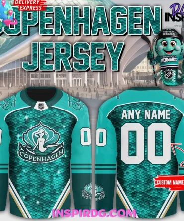 Copenhagen Mermaids Nhl 2025 Hockey Jersey