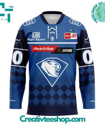 Del Erc Ingolstadt Home Kits Hockey Jersey