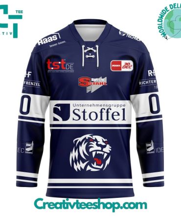 Del Straubing Tigers Home Kits Hockey Jersey