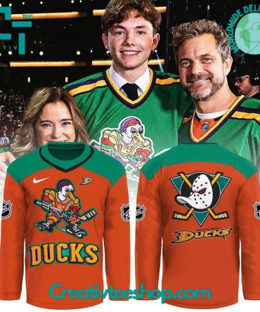 Anaheim Ducks 'Quack Attack Retro Edition' Special Hockey Jersey