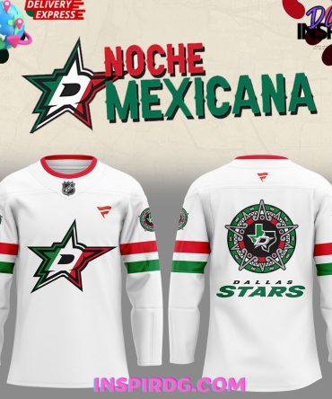 Dallas Stars Noche Mexicana Special White Hockey Jersey