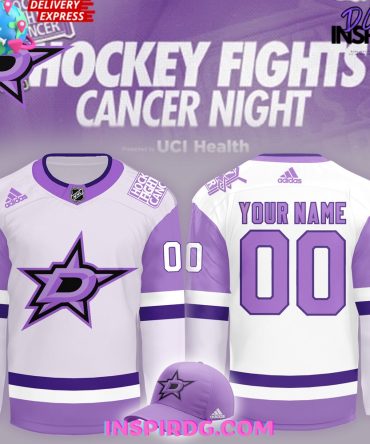 Dallas Stars X Hockey Fights Cancer Night 2024 Hockey Jersey