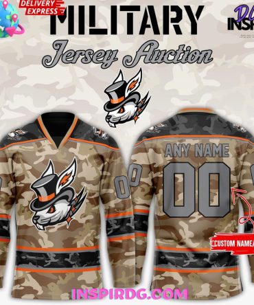 Danbury Hat Tricks Military 2025 Hockey Jersey