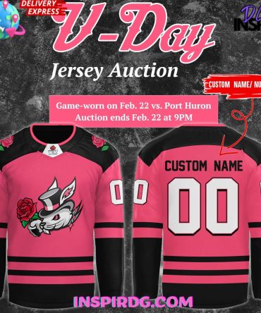 Danbury Hat Tricks V-Day 2025 Hockey Jersey