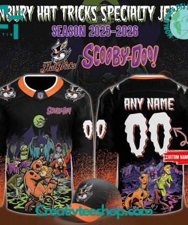 Danbury Hat Tricks X Scooby-Doo Night 2025 Custom Hockey Jersey