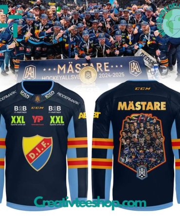 Djurgardens If Mstare Allsvenskan 2025 Hockey Jersey