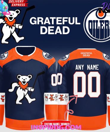 Edmonton Oilers Grateful Dead Night 2024 Hockey Jersey