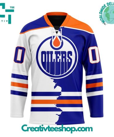 Edmonton Oilers Personalized Home Mix Away Hockey Jersey