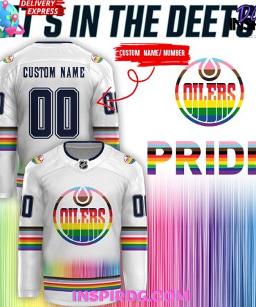 Edmonton Oilers Pride Community Special Hockey Jersey