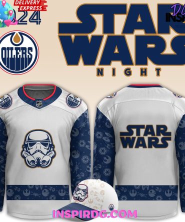 Edmonton Oilers X Star Wars Night 2024 Hockey Jersey
