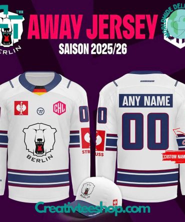 Eisbären Berlin New Season 25/26 Away Hockey Jersey