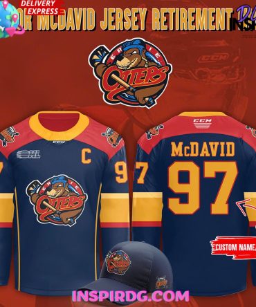 Erie Otters Connor Mcdavid Special Hockey Jersey