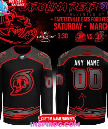 Fayetteville Marksmen Carolina Reapers 2025 Hockey Jersey