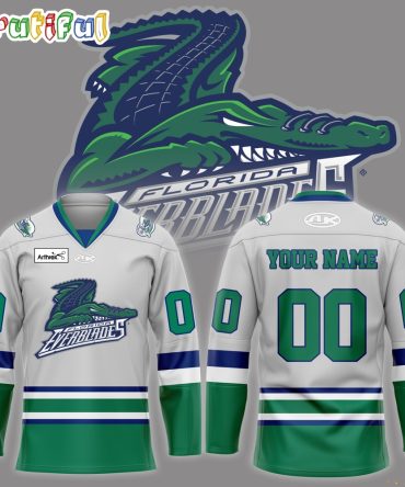 Florida Everblades 2024 Kelly Cup Back To Back Champions Hockey Jersey