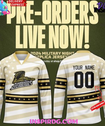 Florida Everblades Military Night 2024 Hockey Jersey