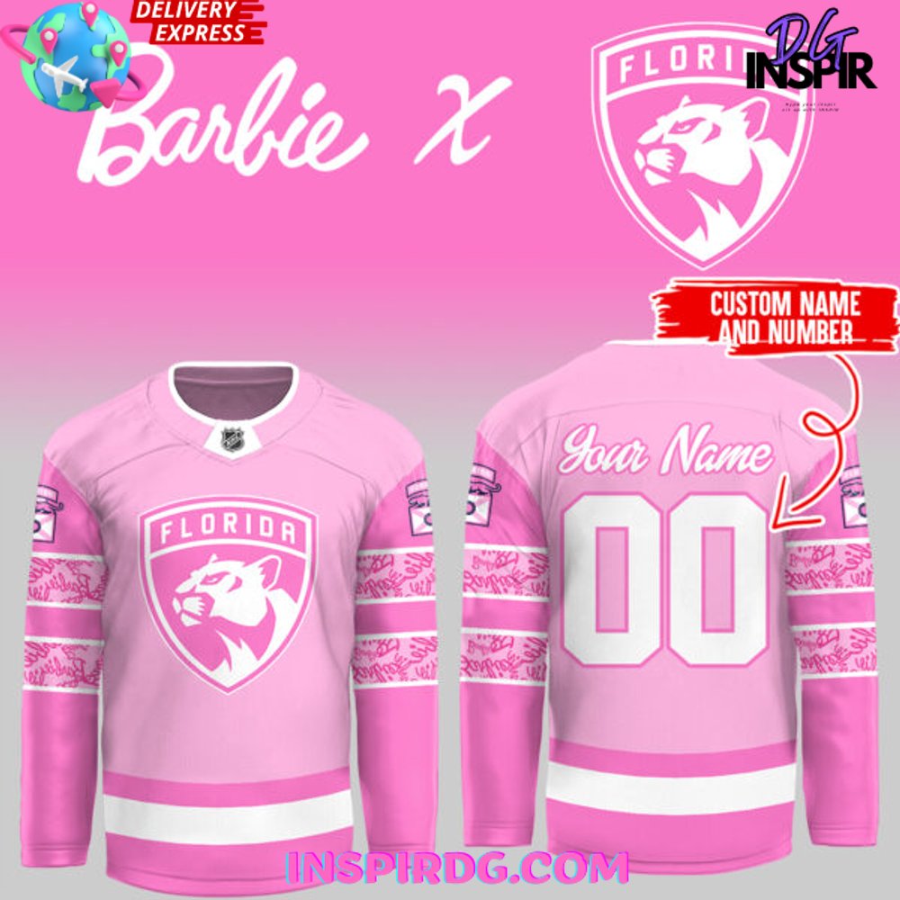 Florida Panthers Barbie Night 2025 Hockey Jersey
