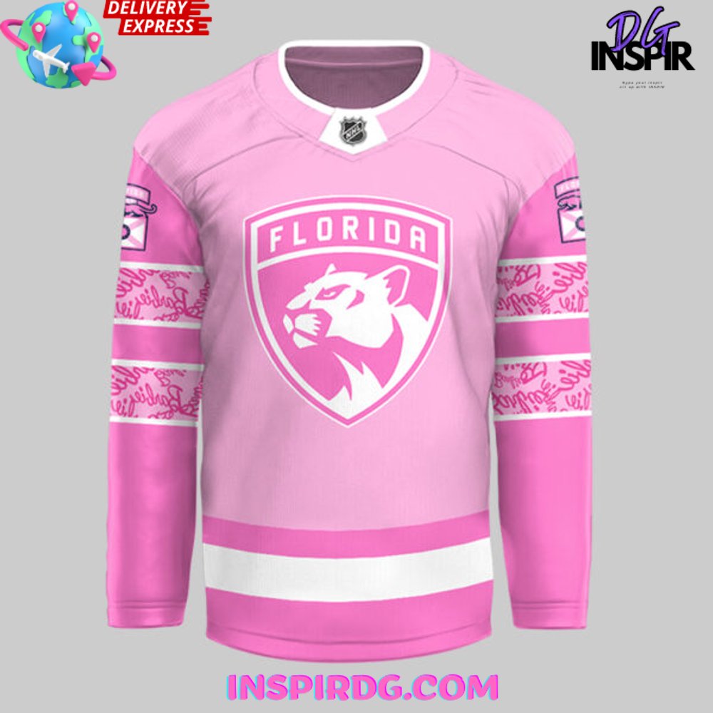 Florida Panthers Barbie Night 2025 Hockey Jersey - Image 2