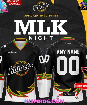 Fort Wayne Komets Mlk Night 2025 Special Hockey Jersey