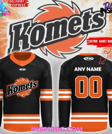 Fort Wayne Komets 2024 Black Hockey Jersey