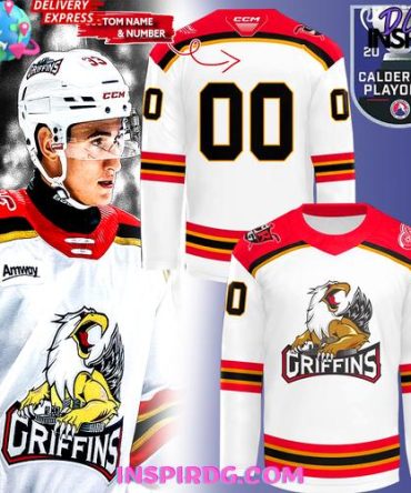 Grand Rapids Griffins 2025 Calder Cup Playoffs Official Hockey Jersey