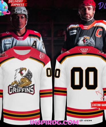 Grand Rapids Griffins Ccm Quicklite 2024 White Hockey Jersey