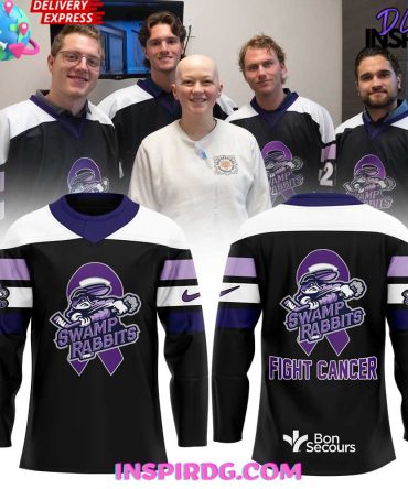Greenville Swamp Rabbits Fight Cancer Special Jersey