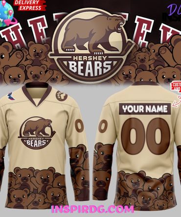 Hershey Bears Christmas Holiday Special Hockey Jersey