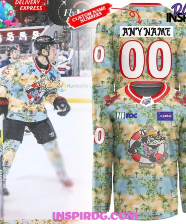 Huntsville Havoc Margaritaville Night 2025 Hockey Jersey