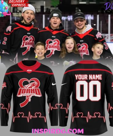 Idaho Steelheads Jayden Deluca Foundation Special Jersey