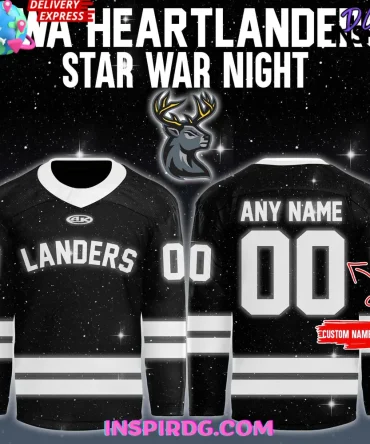 Iowa Heartlanders Star Wars Night 2025 Hockey Jersey