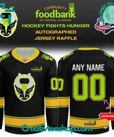 Birmingham Bulls "Hockey Fights Hunger" Special Hockey Jersey