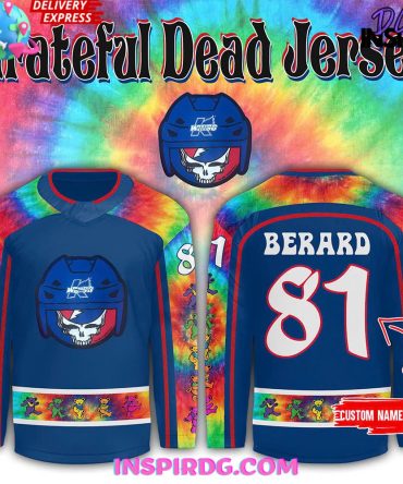 Kalamazoo Wings X Grateful Dead Special Hockey Jersey