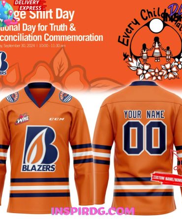 Kamloops Blazers Every Child Matters 2024 Hockey Jersey