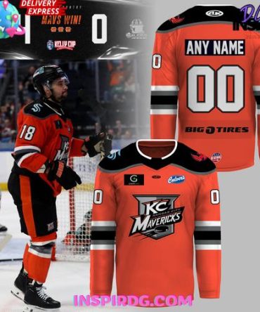 Kansas City Mavericks 2025 Kelly Cup Playoffs Official Hockey Jersey