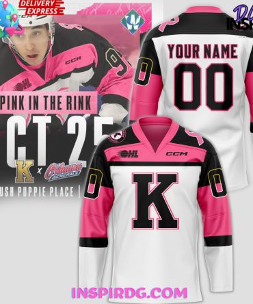 Kingston Frontenacs X Pink In The Rink 2024 Hockey Jersey