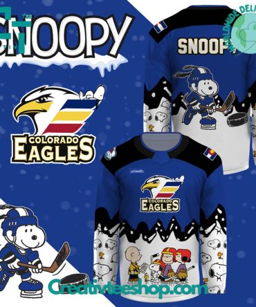 Colorado Eagles X Peanut Night "Snoopy" Special Hockey Jersey