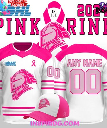 London Knights Pink In The Rink 2024 Hockey Jersey