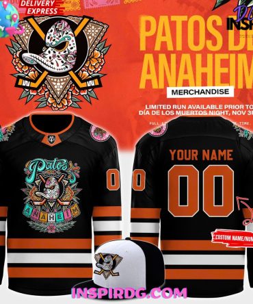 Los Angeles Dodgers Día De Muertos Special Hockey Jersey