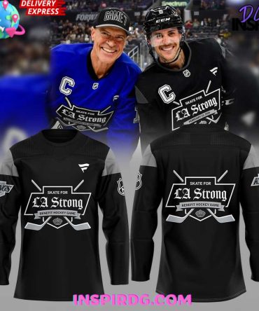 Los Angeles Kings La Strong 2025 Black Jersey