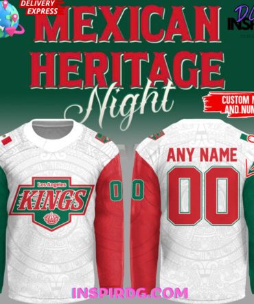 Los Angeles Kings Mexican Heritage Night 2025 Hockey Jersey