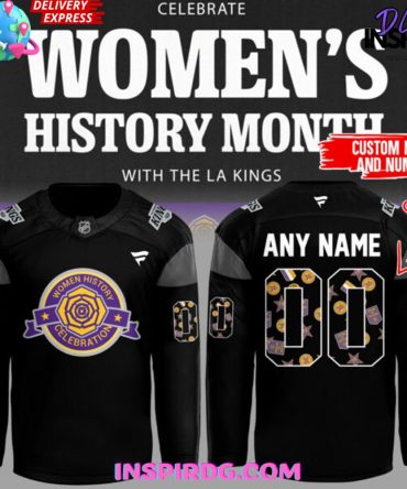 Los Angeles Kings Women’S History Month 2025 Hockey Jersey