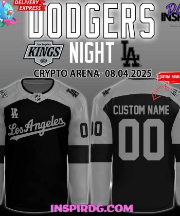 Los Angeles Kings X Dodgers Night Special Hockey Jersey