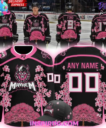 Macon Mayhem Cherry Blossom 2025 Hockey Jersey