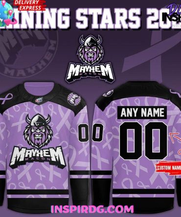 Macon Mayhem X Shining Stars 2025 Special Hockey Jersey