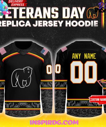 Maryland Black Bears Veterans Day Special Hockey Jersey