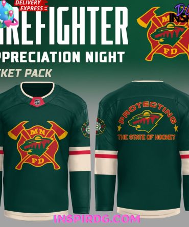 Minnesota Wild Firefighter Appreciation Night Edition Hockey Jersey