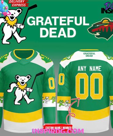 Minnesota Wild Grateful Dead Night 2024 Hockey Jersey