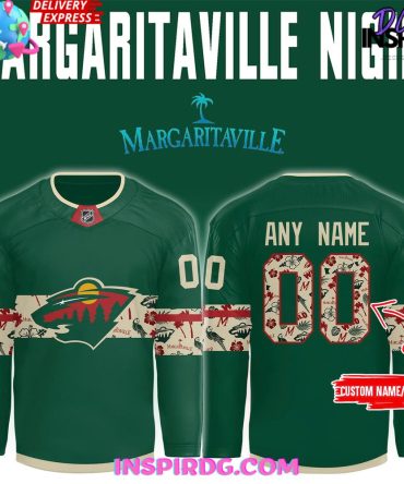 Minnesota Wild Margaritaville Night Special Edition Hockey Jersey