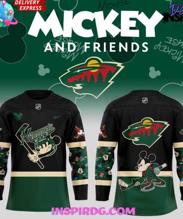 Minnesota Wild Mickey & Friends Special Hockey Jersey