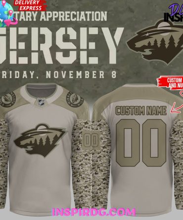 Minnesota Wild Military Appreciation 2024 Hockey Jersey